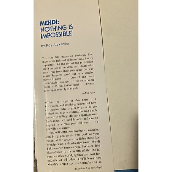 Mehdi: Nothing is impossible by Alexander, Roy - Picture 3 of 4